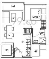 The Water Edge (D14), Apartment #615028181